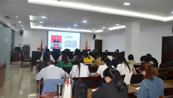 2023年5月10日 资阳市医疗保障局在资阳新闻传媒中心3楼会议室开展“理响资阳”志愿宣讲服务活动3